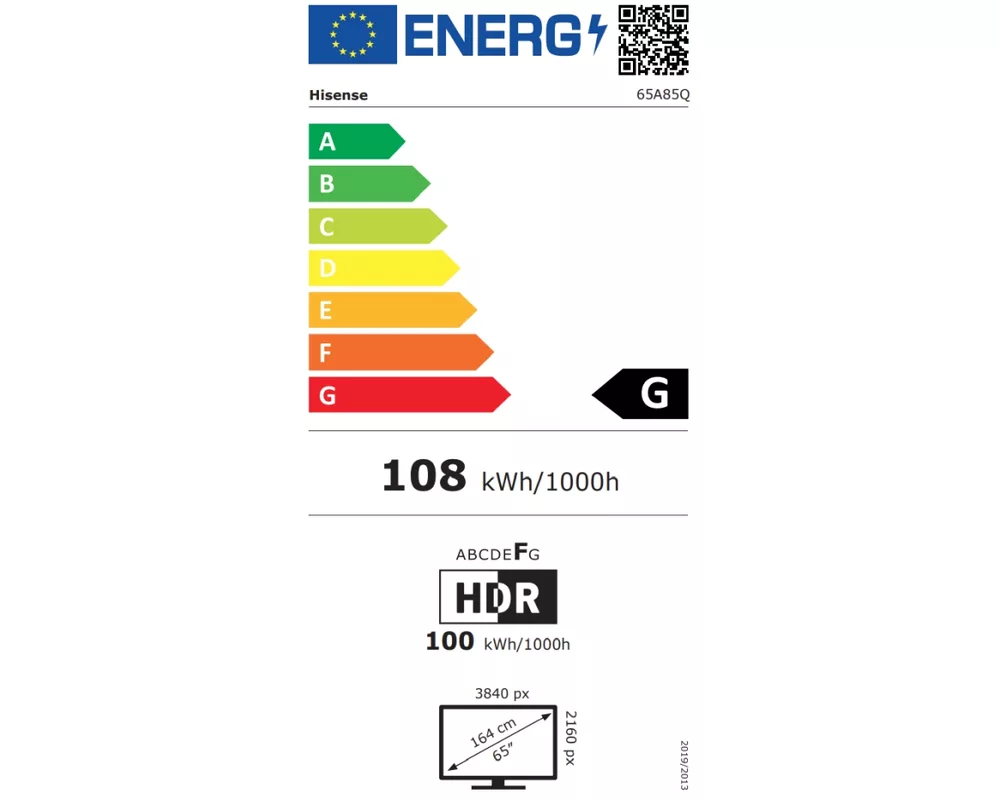 Телевизор Hisense 65" A85Q 6