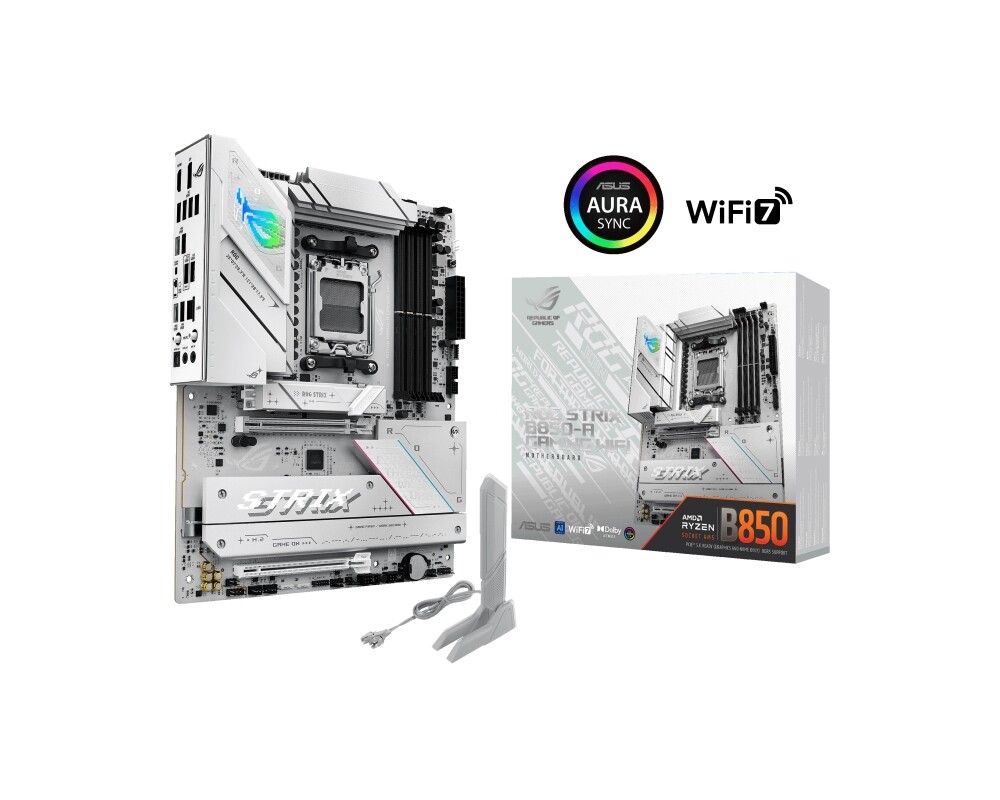 Дънна платка Asus ROG Strix B850-A Gaming Wi-Fi + Asus Mesh WiFi system 2