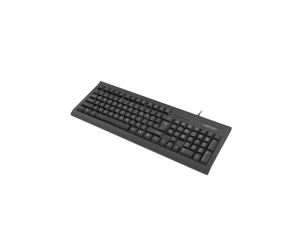 Клавиатура Natec Keyboard Moray US Layout With Id Card Reader Black 6