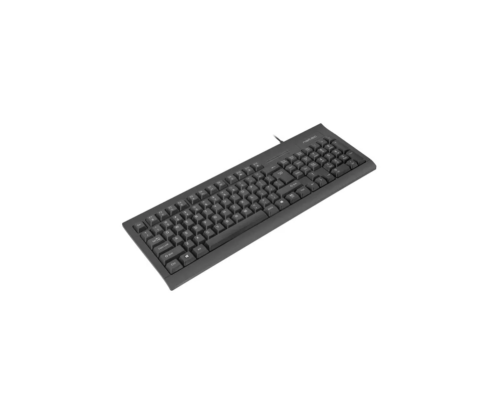 Клавиатура Natec Keyboard Moray US Layout With Id Card Reader Black 5