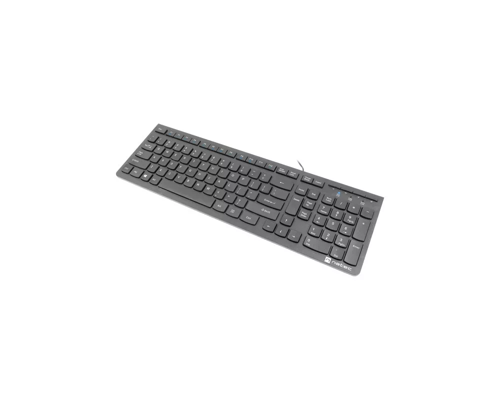 Клавиатура Natec Keyboard Discus 2 SLIM US Layout Black 5