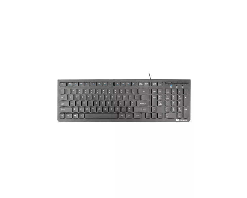 Клавиатура Natec Keyboard Discus 2 SLIM US Layout Black 4