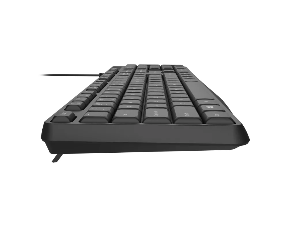 Клавиатура Natec Keyboard Nautilus SLIM US Layout Black 5