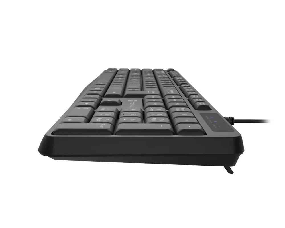 Клавиатура Natec Keyboard Nautilus SLIM US Layout Black 4