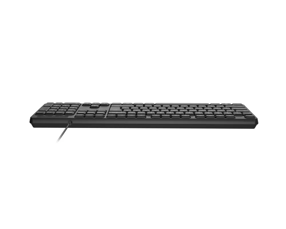 Клавиатура Natec Keyboard Nautilus SLIM US Layout Black 7