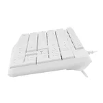 Клавиатура Natec Keyboard Nautilus US Layout White 3
