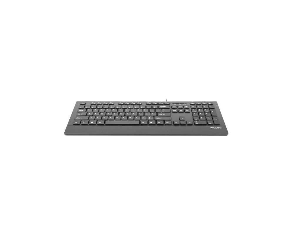 Клавиатура Natec Keyboard Barracuda SLIM US Layout Black 2