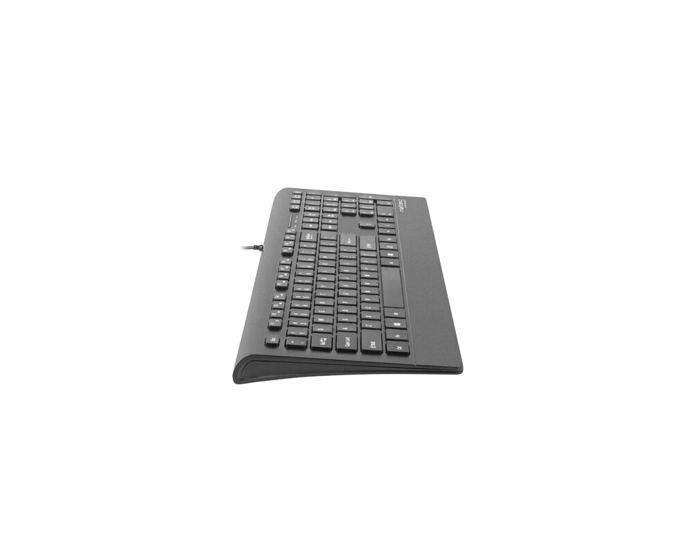 Клавиатура Natec Keyboard Barracuda SLIM US Layout Black 3