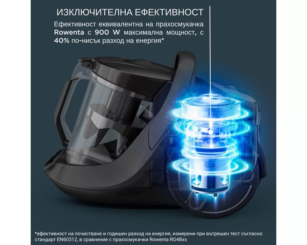 Прахосмукачка Rowenta RO7C32EA Green Force Cyclonic Effitech 500W 5