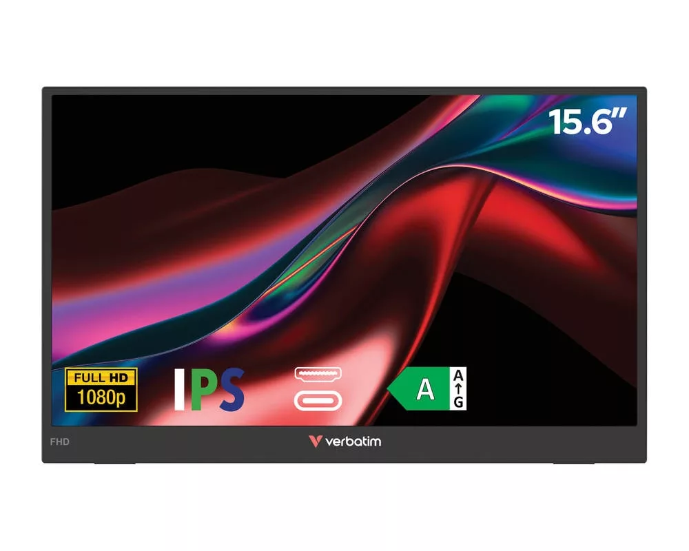 Монитор Verbatim 15.6" Portable FHD Monitor LIGHT 2