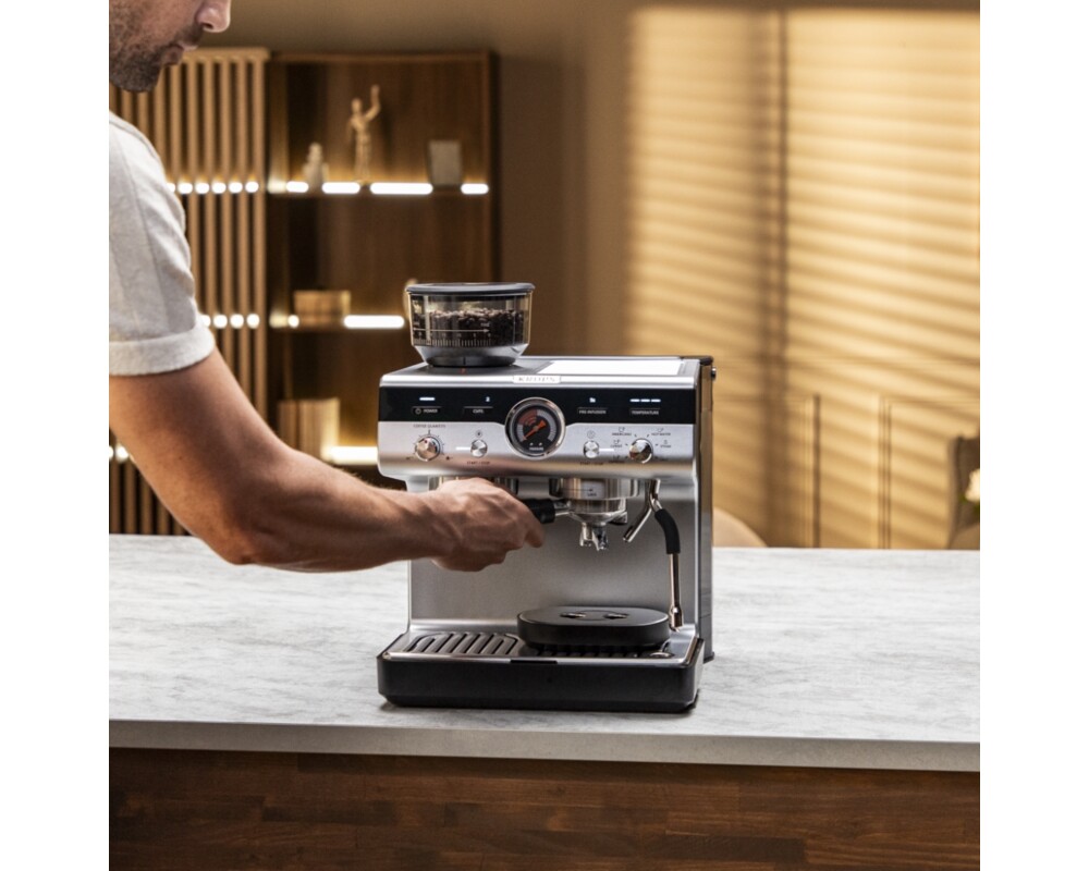 Кафемашина Krups XP804T10 Esp Pump+Grinder Precision Plus 6