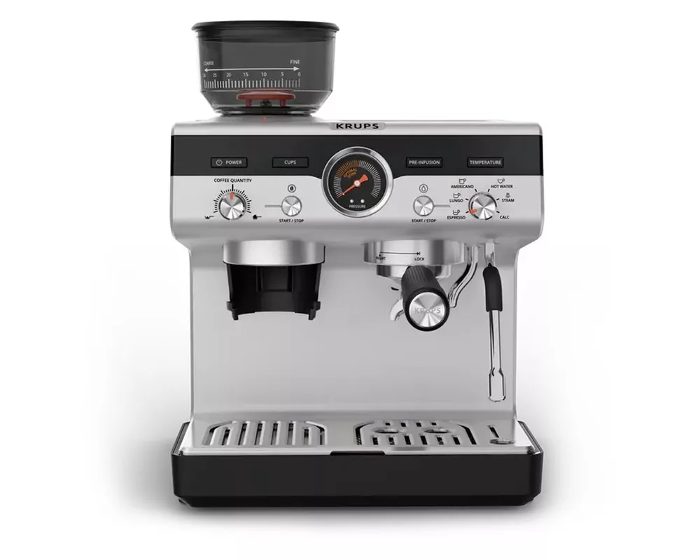 Кафемашина Krups XP804T10 Esp Pump+Grinder Precision Plus 2