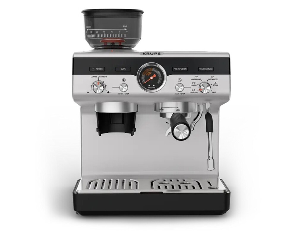 Кафемашина Krups XP804T10 Esp Pump+Grinder Precision Plus 2