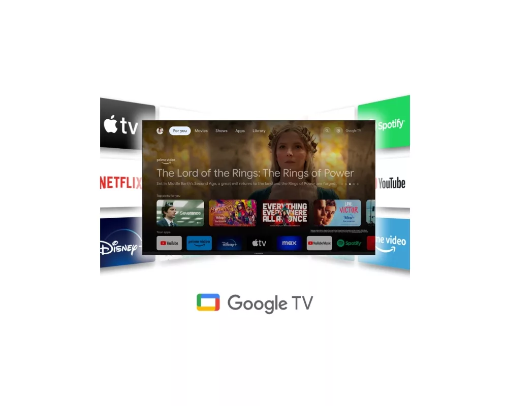 Телевизор Thomson 50" QLED Google TV; 3840 x 2160 (4K UHD) 8