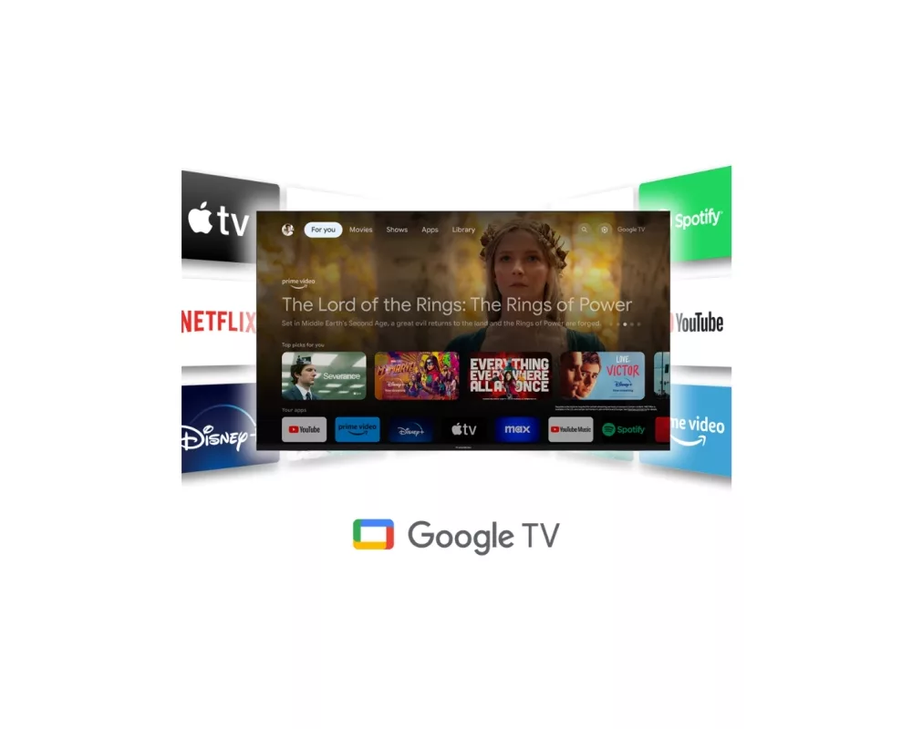 Телевизор Thomson 55" QLED Google TV; 3840 x 2160 (4K UHD) 8