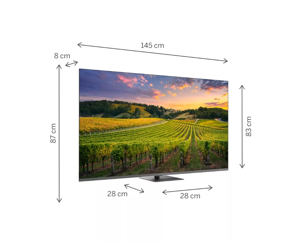 Телевизор Thomson 65" QLED Google TV; 3840 x 2160 (4K UHD) 2