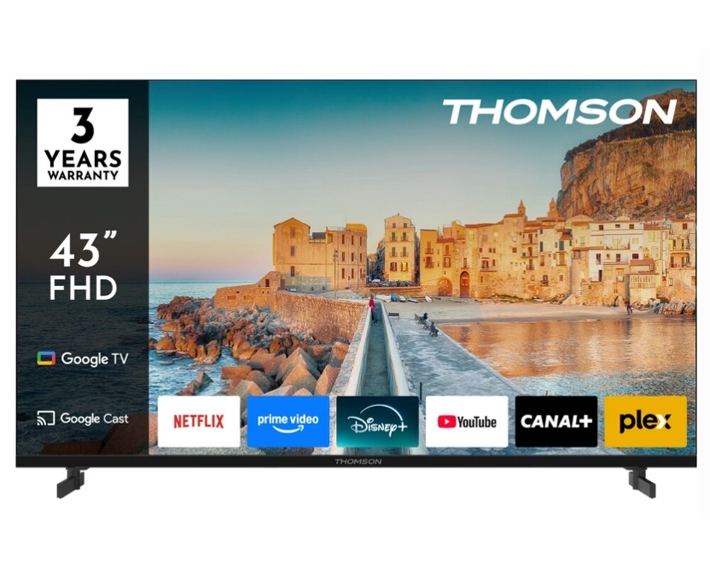 Телевизор Thomson 43" FHD Google TV; 1920 x 1080 (FHD)