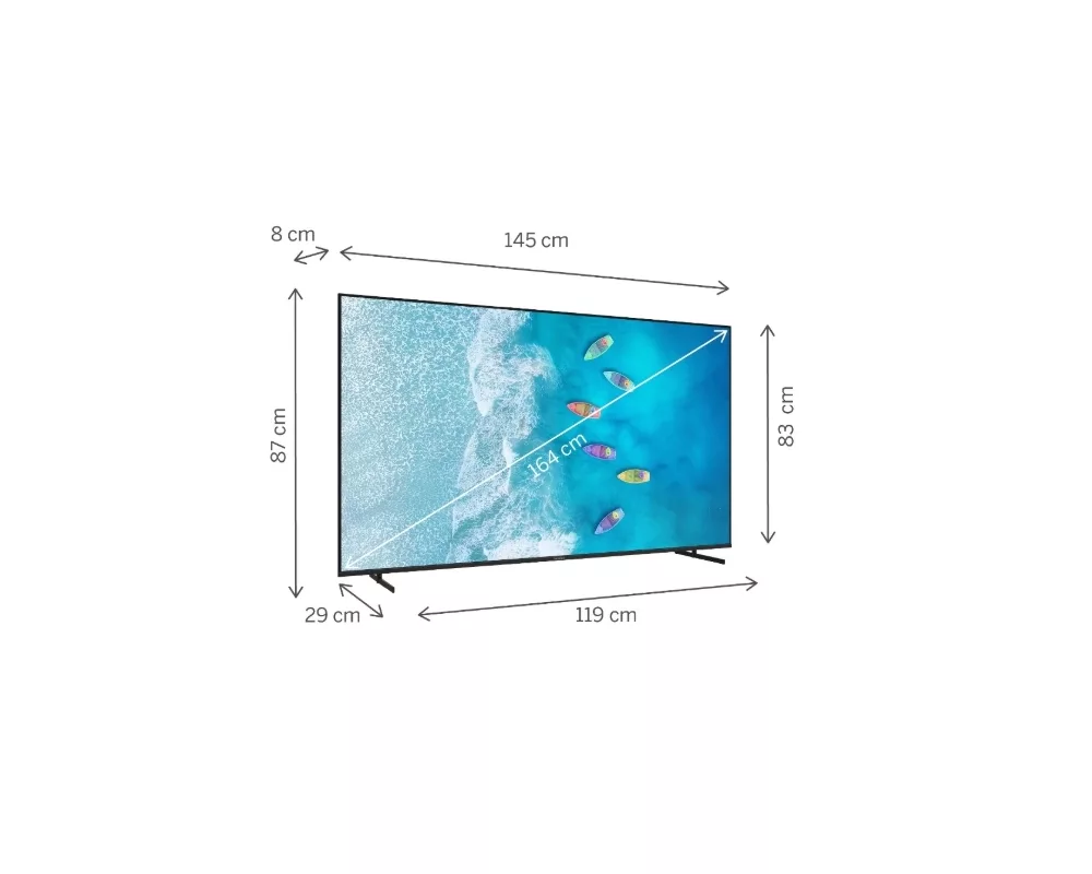 Телевизор Thomson 65" UHD Google TV; 3840 x 2160 (4K UHD) 4