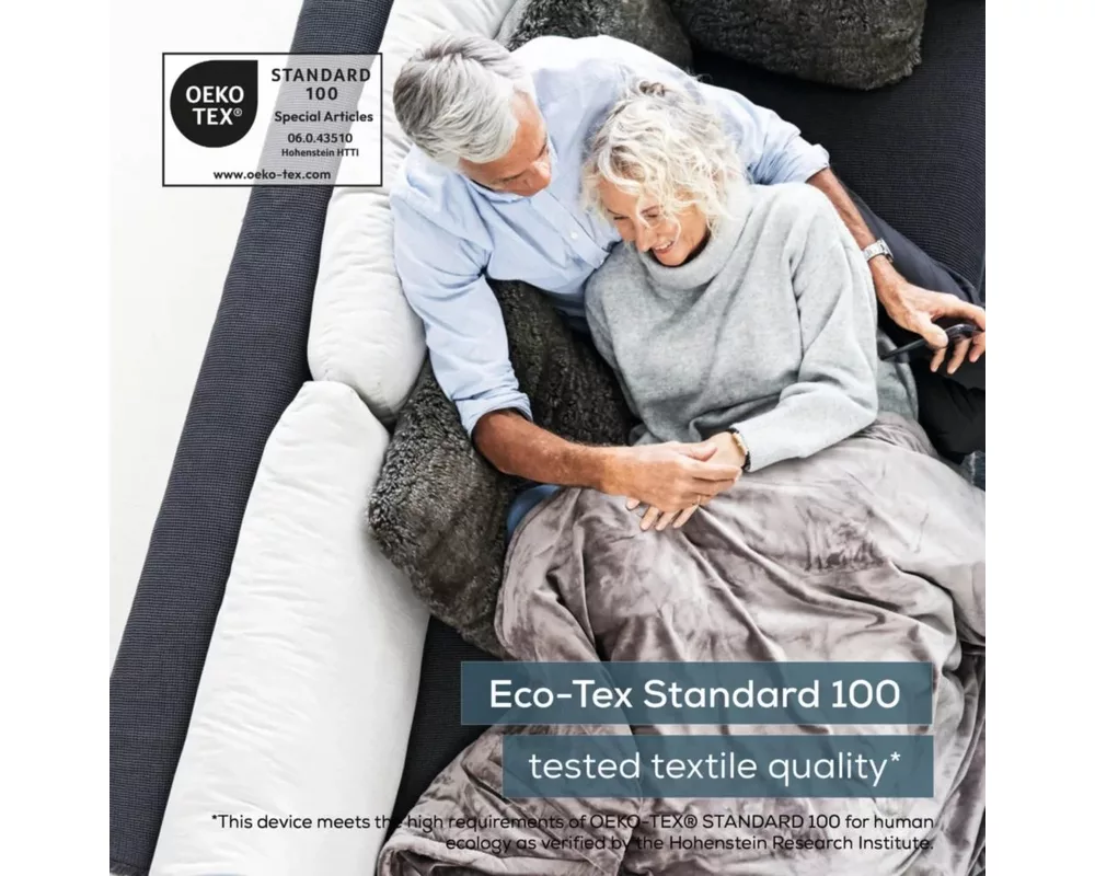 Термоподложка Beurer HK 66 Cosy Grey Shoulder & Neck Heat Pad; 3 temperature settings; auto switch-off after 90 min; washable on 30°; removable switch; fleece fibre;56(L)x52(W) cm 5