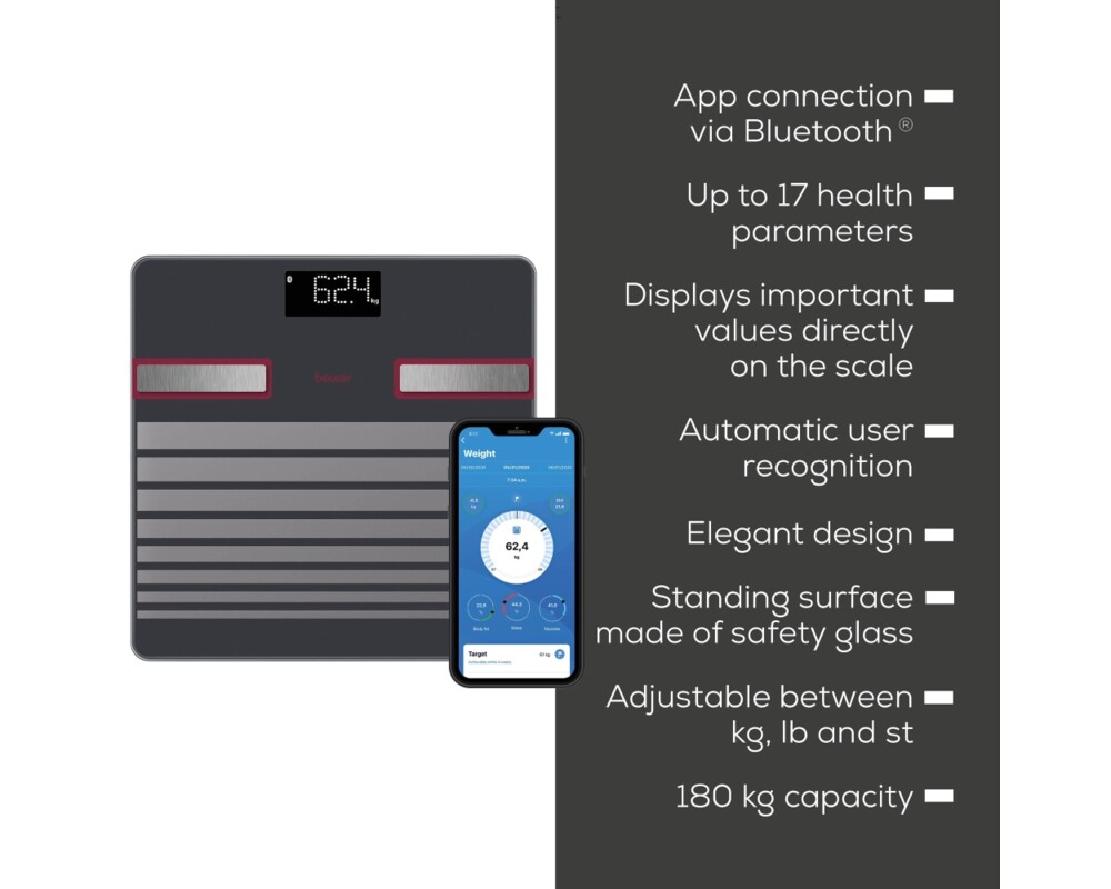 Смарт кантар Beurer BF 451 BT LE 2025 6