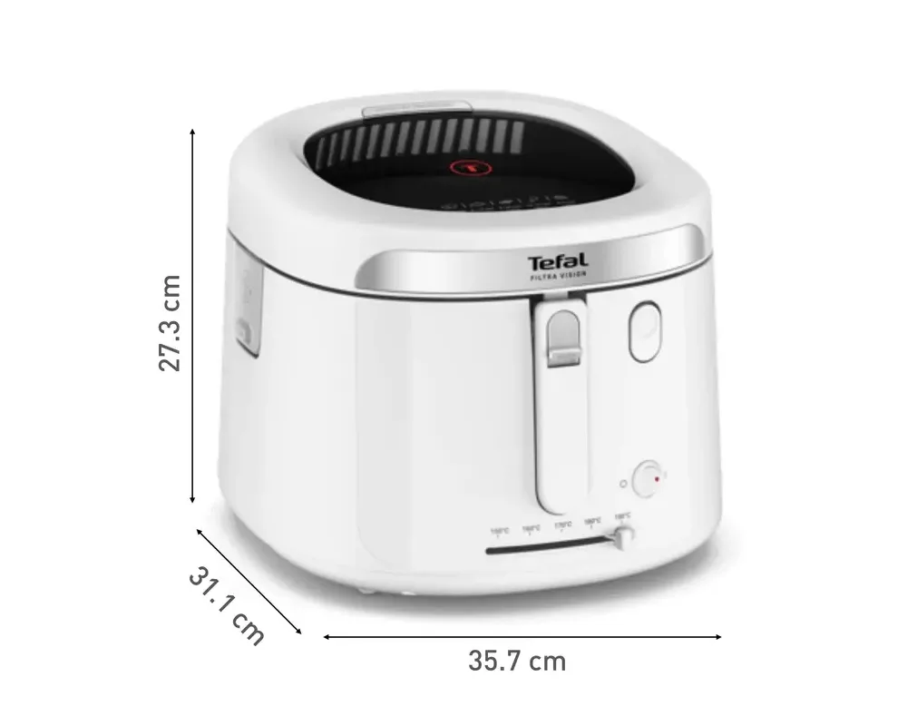 Фритюрник Tefal FF2541E0 Fry Deep Fryer Filtra Vision Wh 5