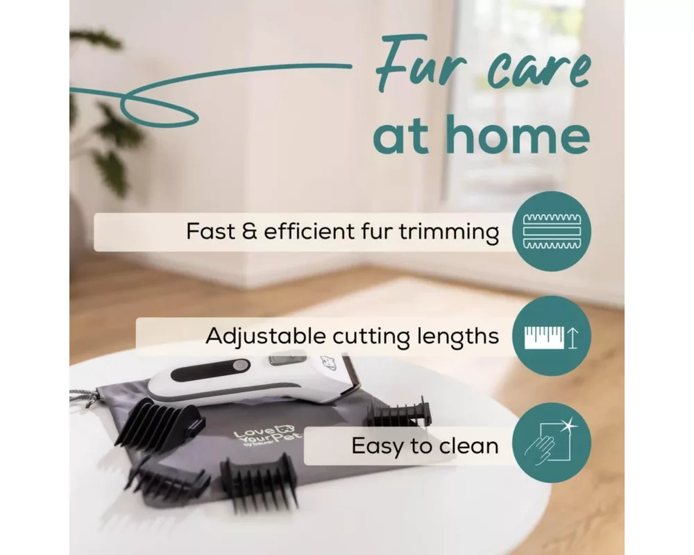 Тример Beurer PP 110 Fluffy Professional grooming for dogs and cats;individually adjustable cutting lengths and extra-long battery life;Quiet motor;Wide stainless steel blade 5