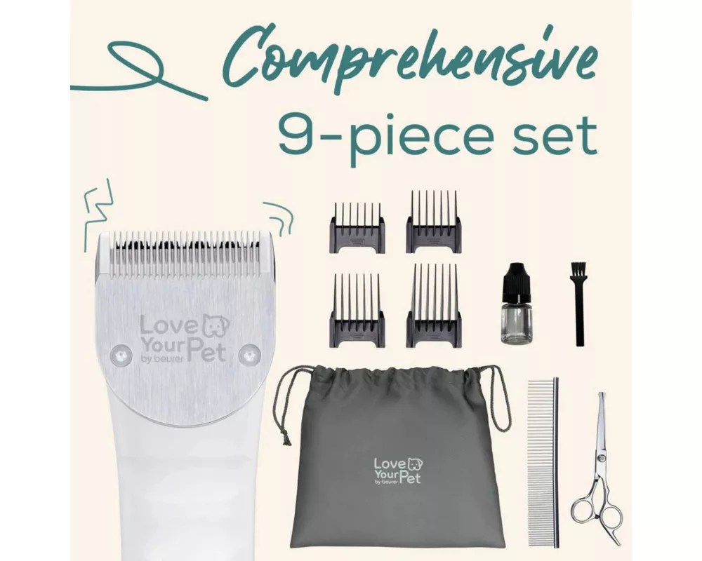 Тример Beurer PP 110 Fluffy Professional grooming for dogs and cats;individually adjustable cutting lengths and extra-long battery life;Quiet motor;Wide stainless steel blade 2