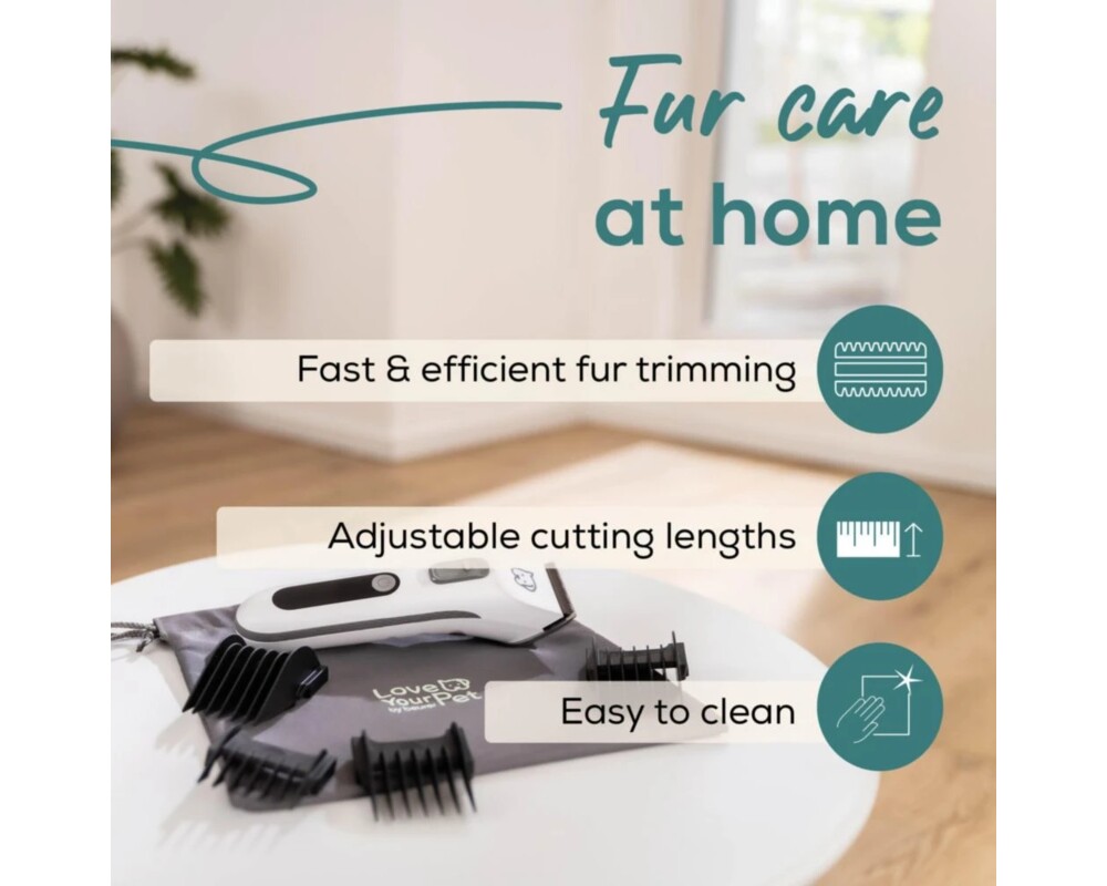 Тример Beurer PP 110 Fluffy Professional grooming for dogs and cats;individually adjustable cutting lengths and extra-long battery life;Quiet motor;Wide stainless steel blade 5