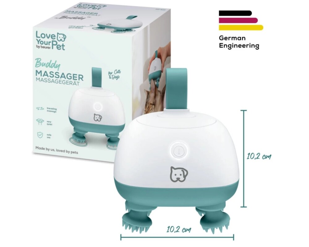 Масажор Beurer PP 410 Buddy Massager; Gentle kneading massage - specially developed for pets;Safe to use;Particularly quiet 7