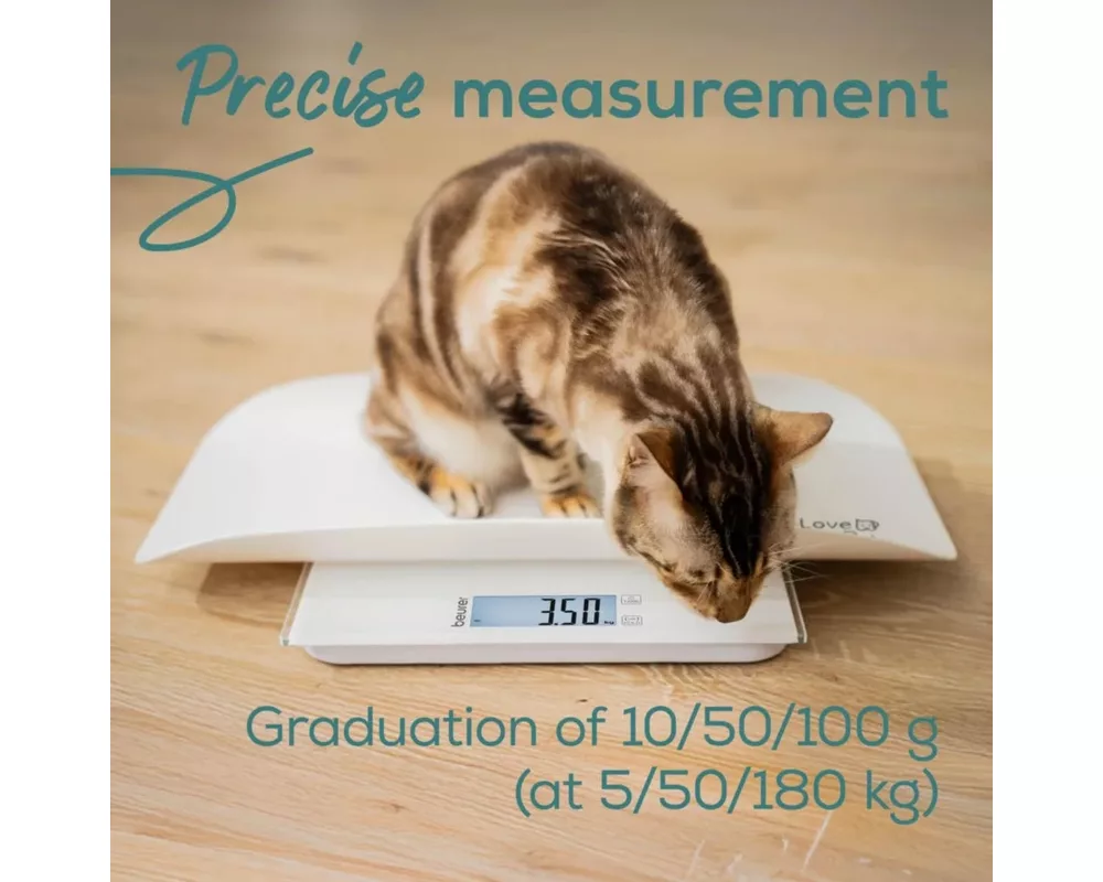 Смарт кантар Beurer PP 170 Polly Multifunctional pet scale;Detailed graduation (10 g to 5 kg 4
