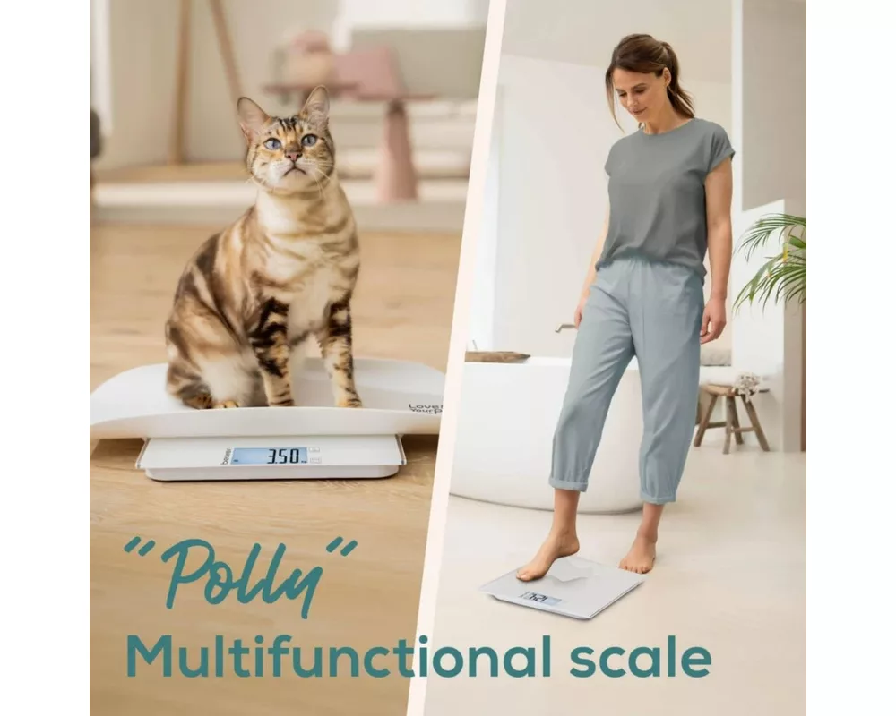 Смарт кантар Beurer PP 170 Polly Multifunctional pet scale;Detailed graduation (10 g to 5 kg 2