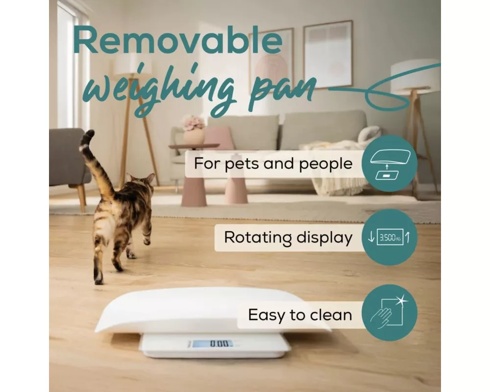Смарт кантар Beurer PP 170 Polly Multifunctional pet scale;Detailed graduation (10 g to 5 kg 3