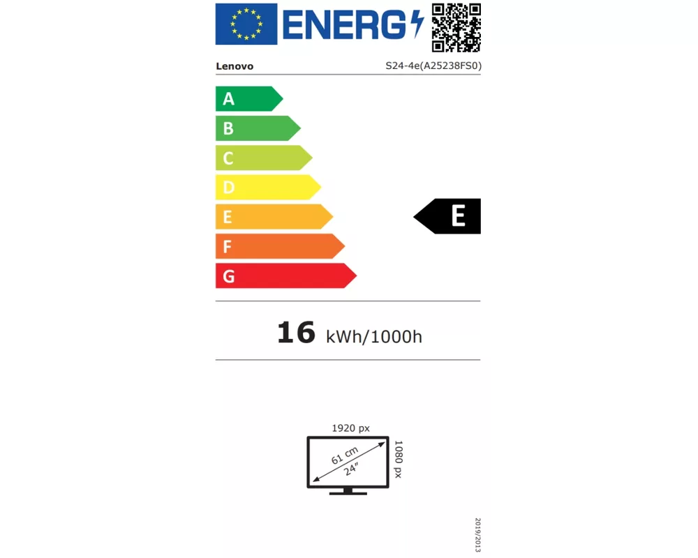 Монитор 23.8" Lenovo ThinkVision S24-4e 9