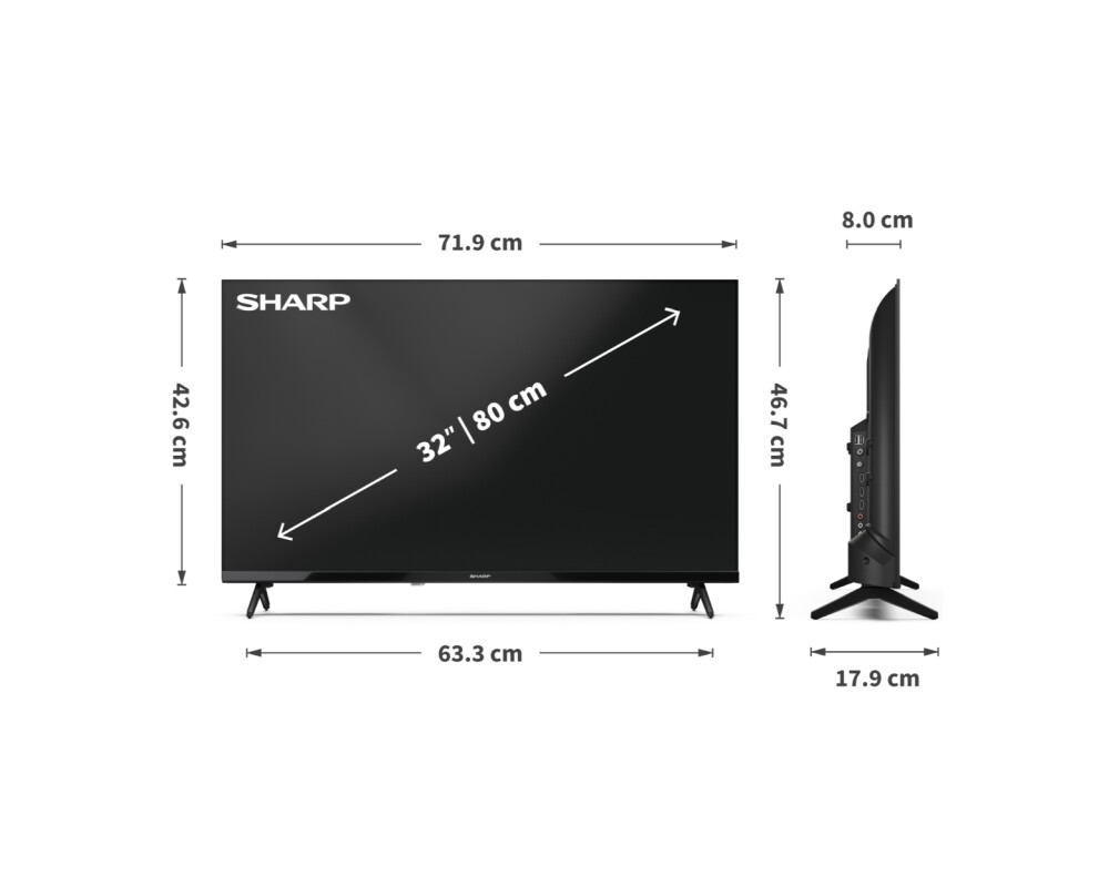 Телевизор Sharp 32HA1205E 7
