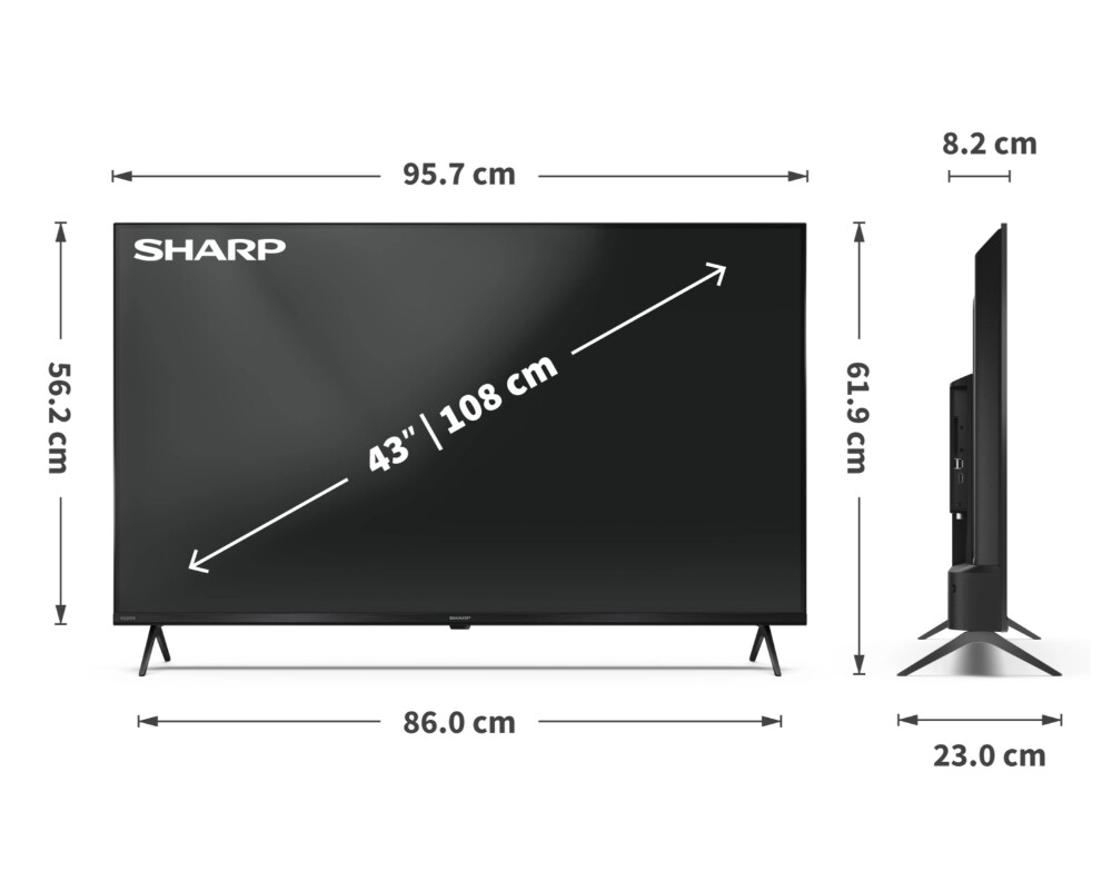 Телевизор Sharp 43HP5265E 8