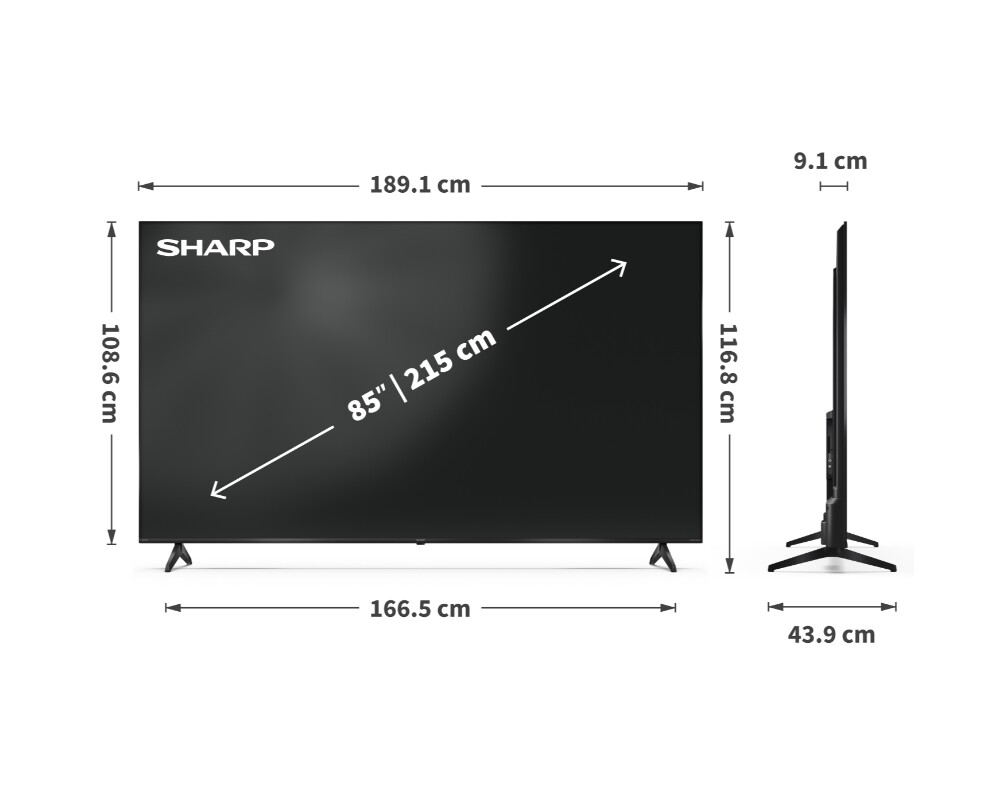 Телевизор Sharp 85HP5265E 8