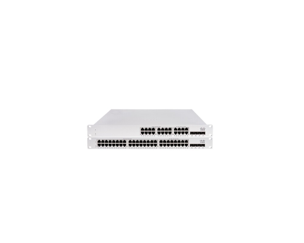 Switch (Комутатор) CISCO Meraki MS150 24-Port PoE 802.3bt 370W 4x10G Uplink Cloud Managed Switch 2
