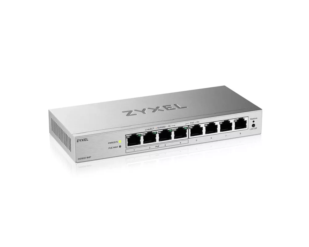 Switch (Комутатор) ZyXEL GS1200-8HP v3 4