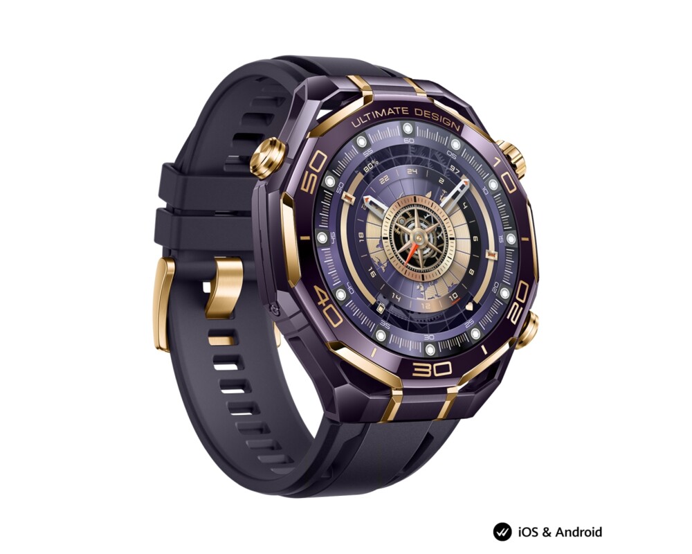 Smart часовник Huawei  Watch Ultimate Design Royal Gold 3