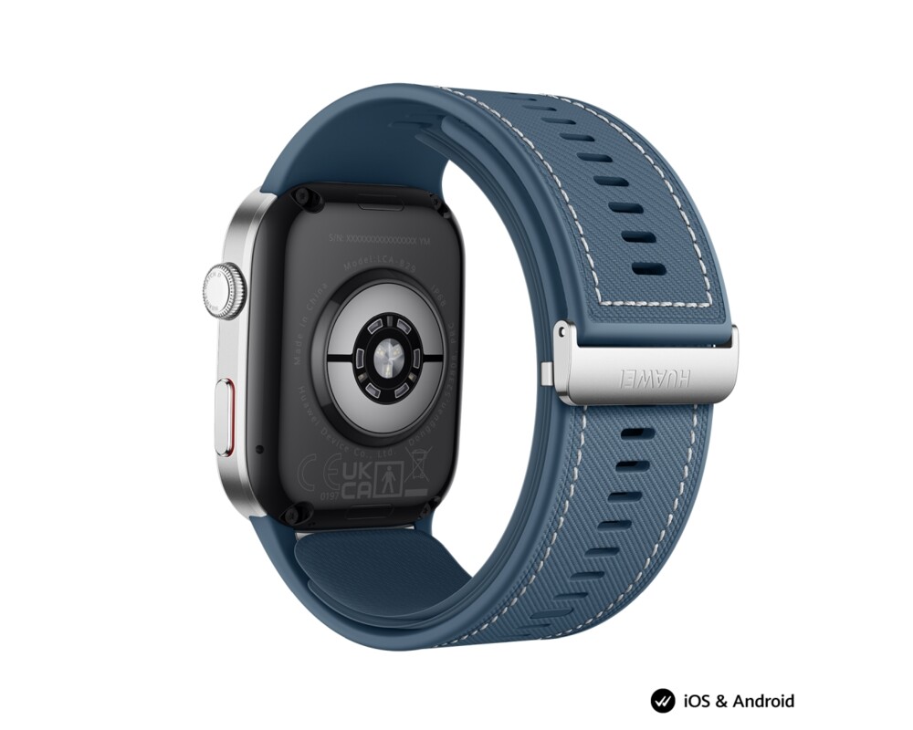 Smart часовник Huawei Watch D2 Luca-B29 Blue+Huawei Scale 3 6