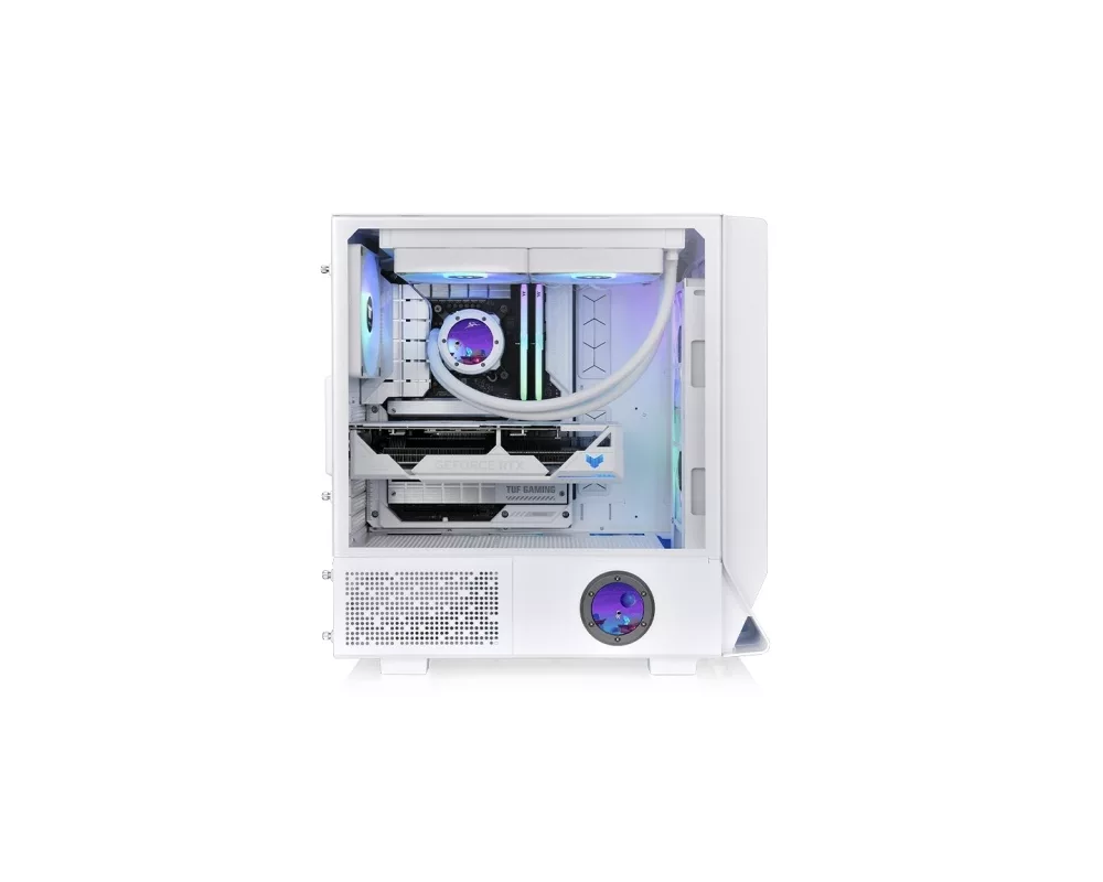 Кутия Thermaltake Ceres 350 White + Thermaltake TH360 V2 Ultra EX ARGB Sync CPU Liquid Cooler Snow Edition 3
