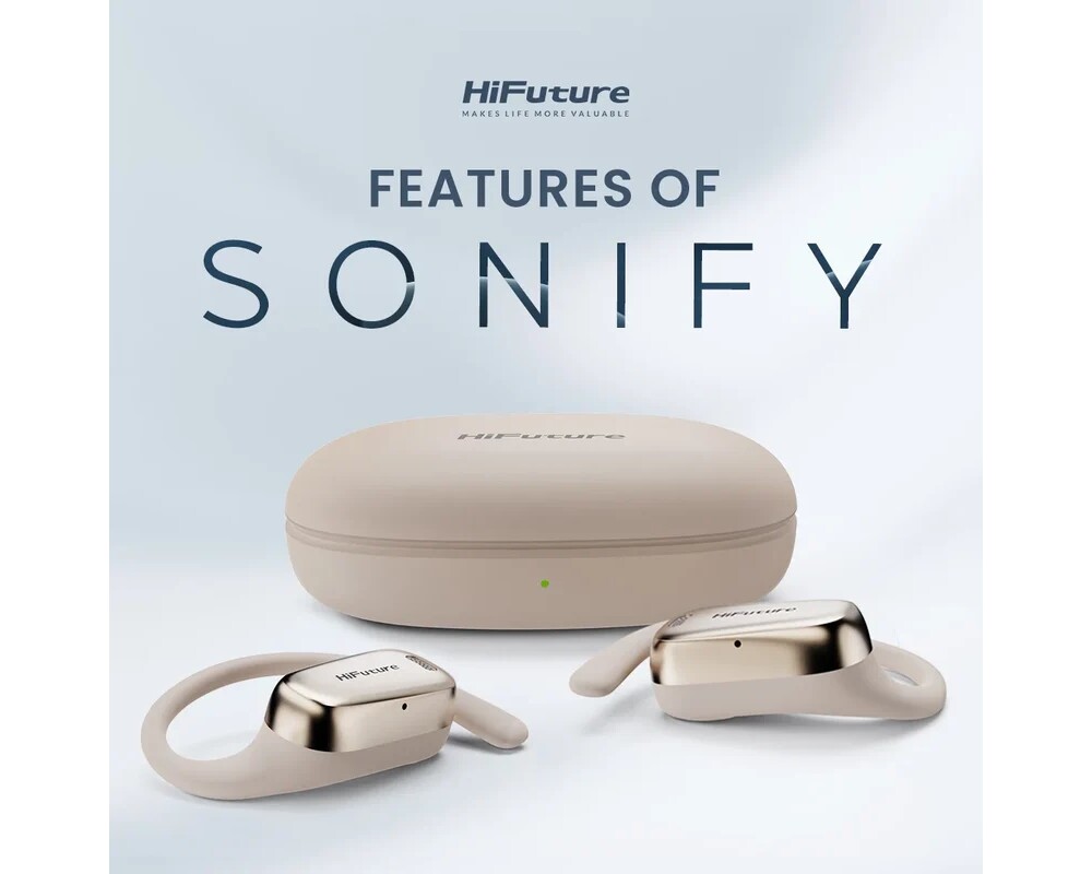 Слушалки HiFuture Sonify Champagne Gold 2