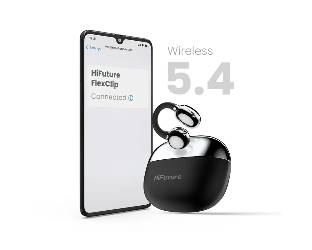 Слушалки HiFuture FlexClip Black 4