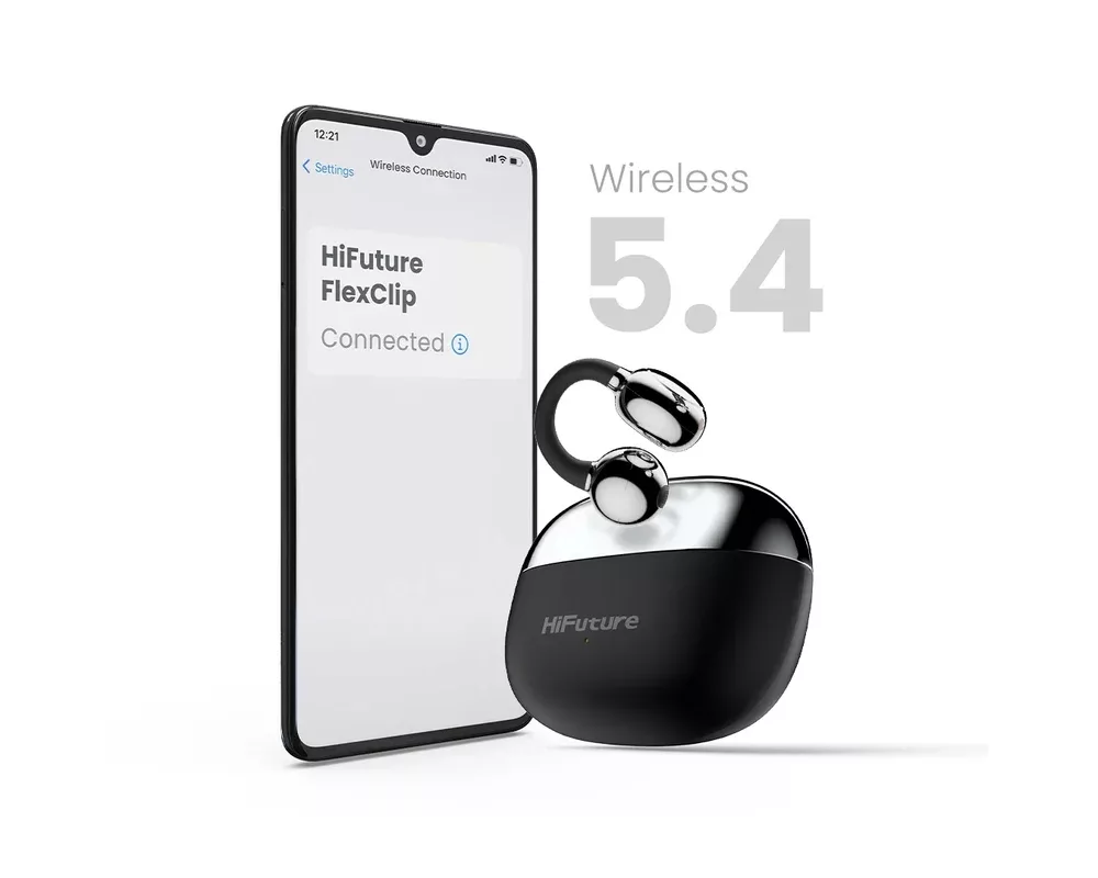 Слушалки HiFuture FlexClip Black 4