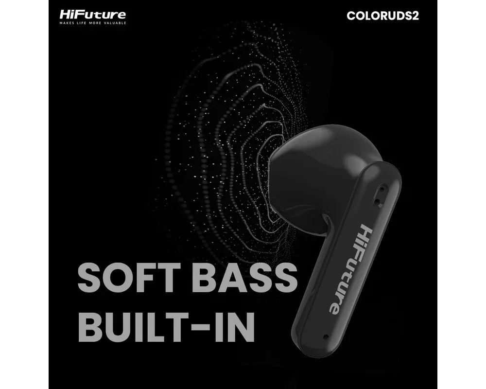Слушалки HiFuture ColorBuds2 Black 3