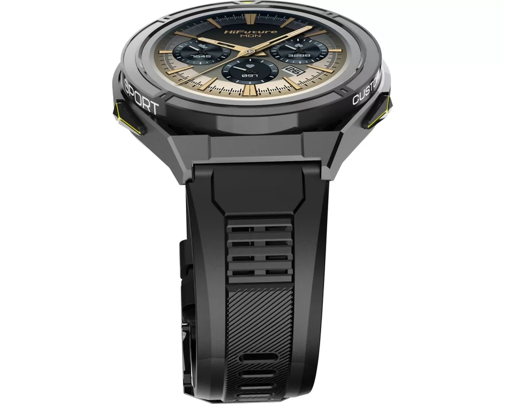 Smart часовник HiFuture Active Black Yellow 4