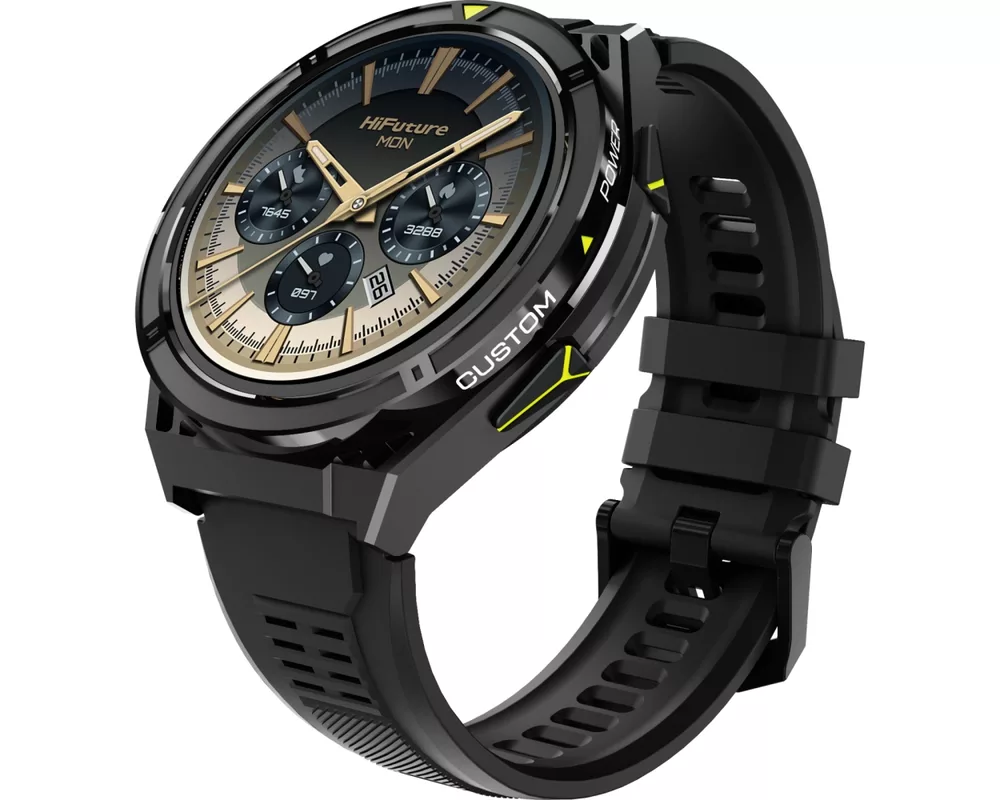 Smart часовник HiFuture Active Black Yellow 2