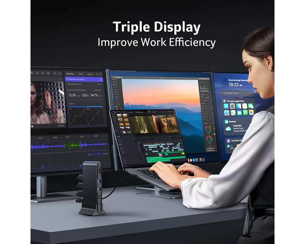 Докинг станция Acer Type C Universal docking station 15in1 2