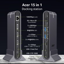  Acer Type C Universal docking station 15in1 879813 HP.DSCAB.022 на топ цена - PIC.bg