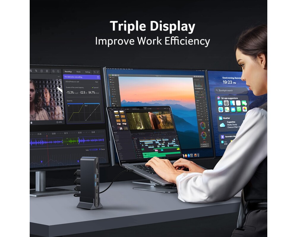 Докинг станция Acer Type C Universal docking station 15in1 2